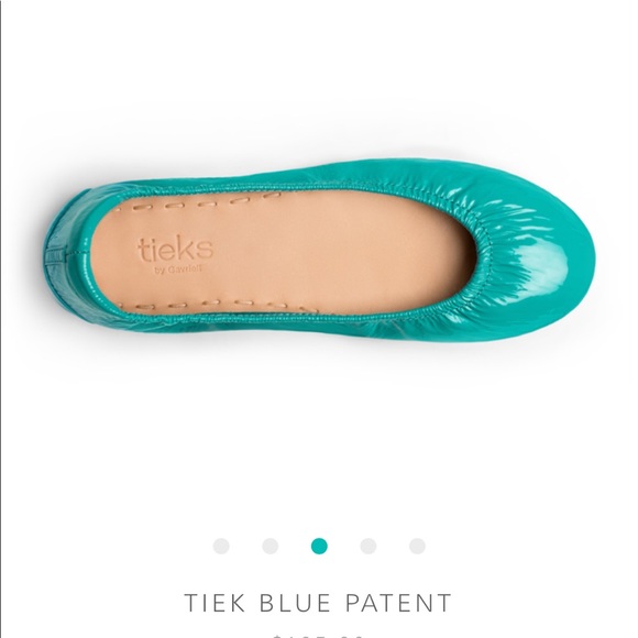 Tieks Shoes Tieks Blue Patent Leather Poshmark